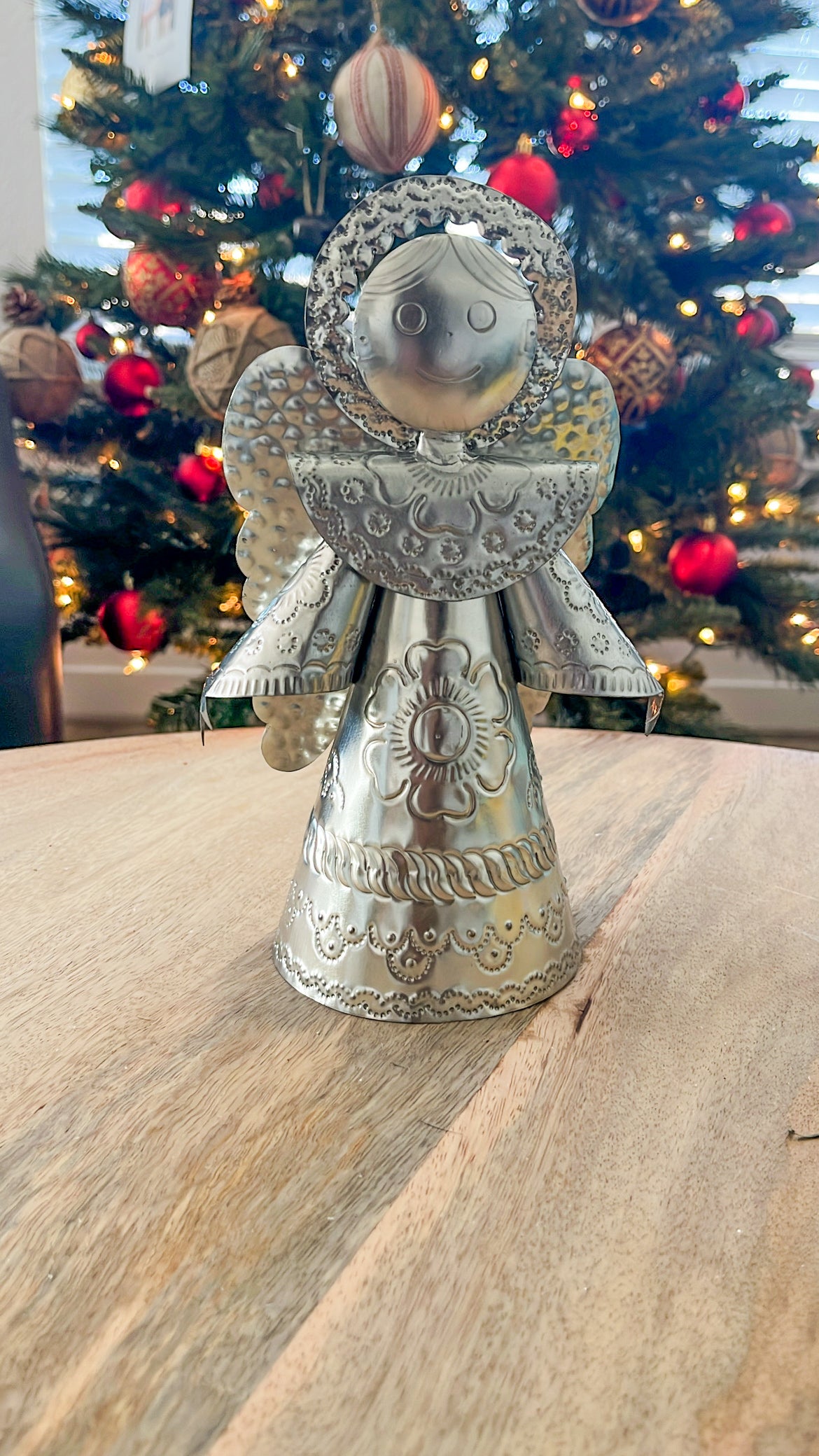 Engraved Tin Angel