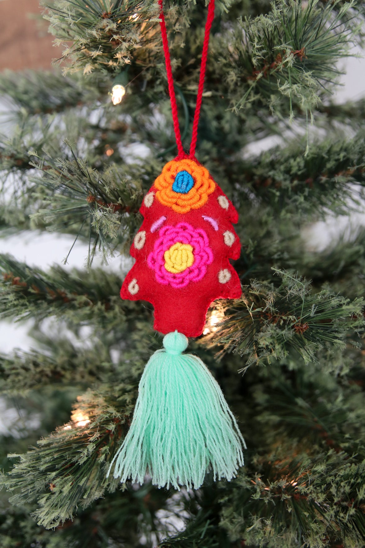Red Christmas Tree Esfera