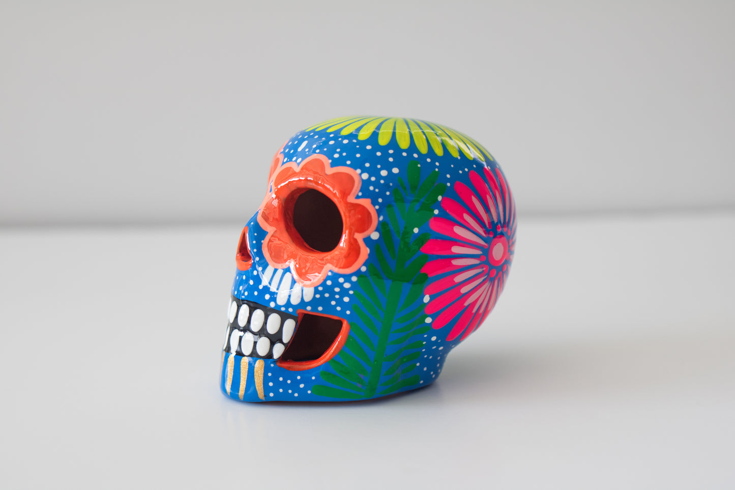 Large Calavera - Blue