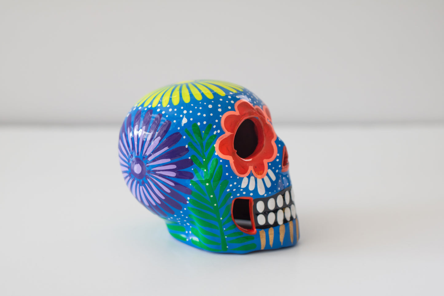 Large Calavera - Blue