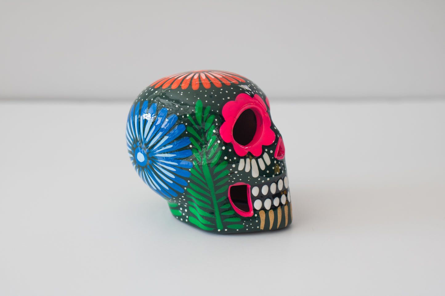 Large Calavera - Olive