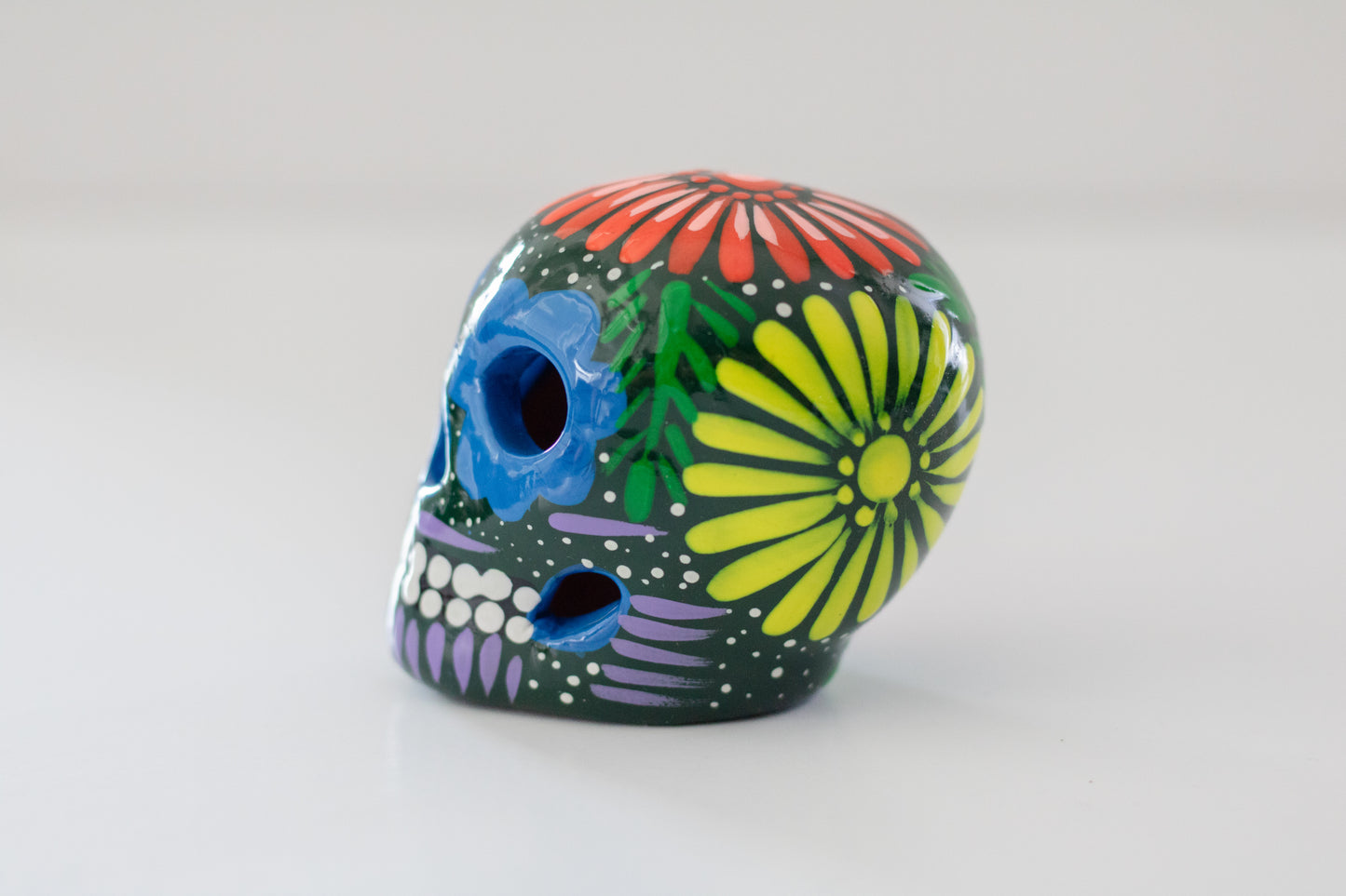 Small Calavera - Olive