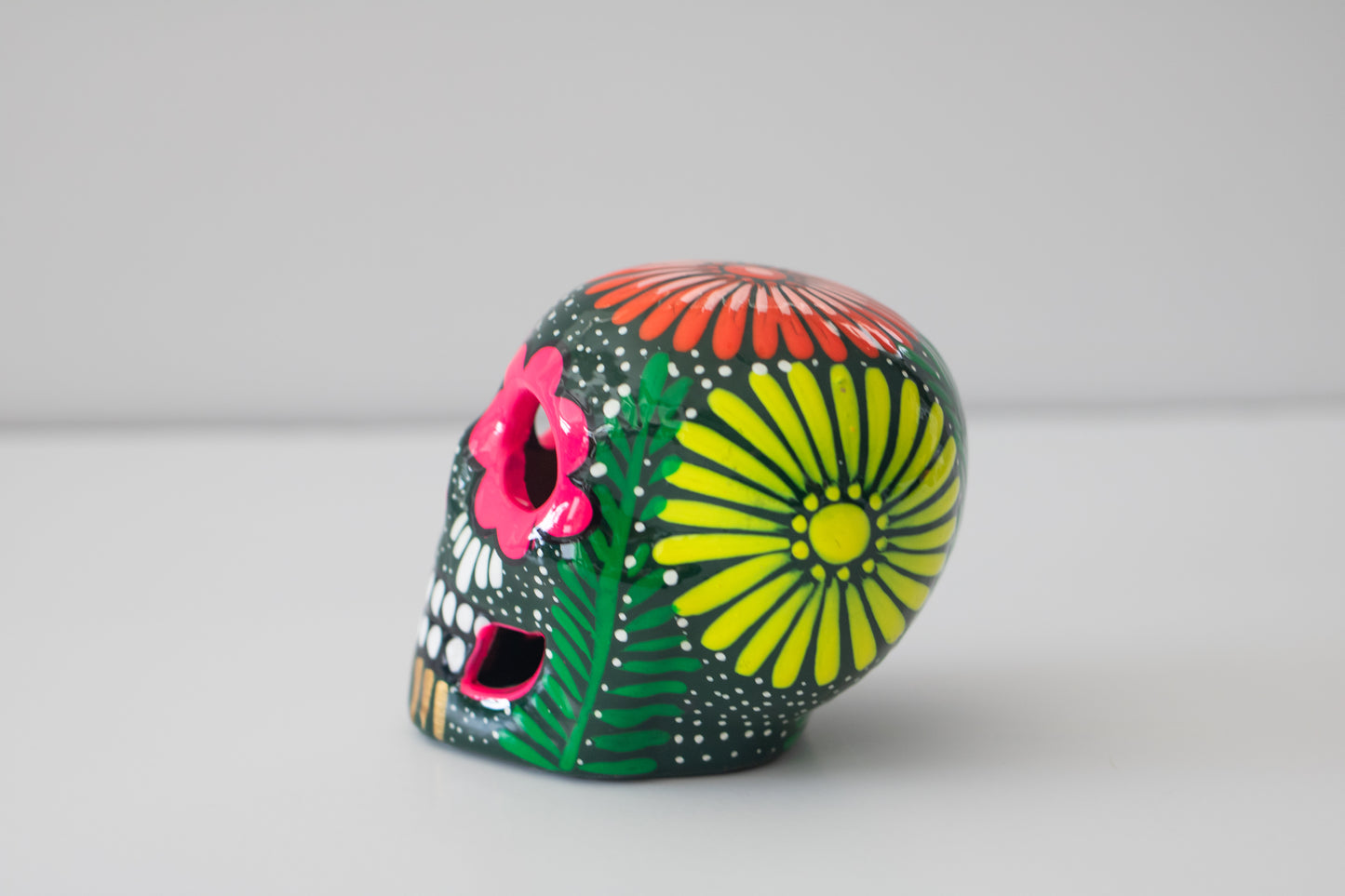 Large Calavera - Olive