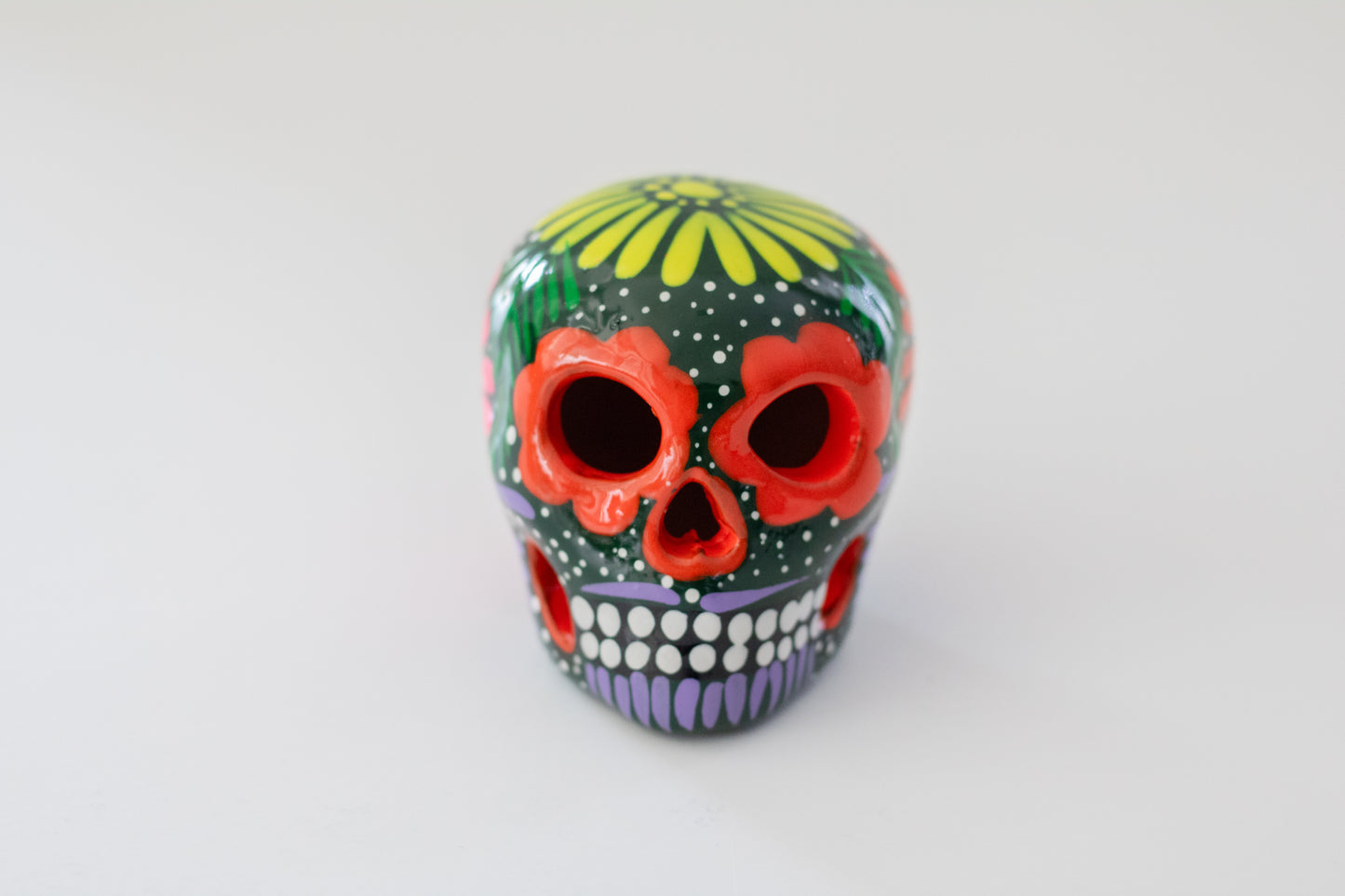 Small Calavera - Olive
