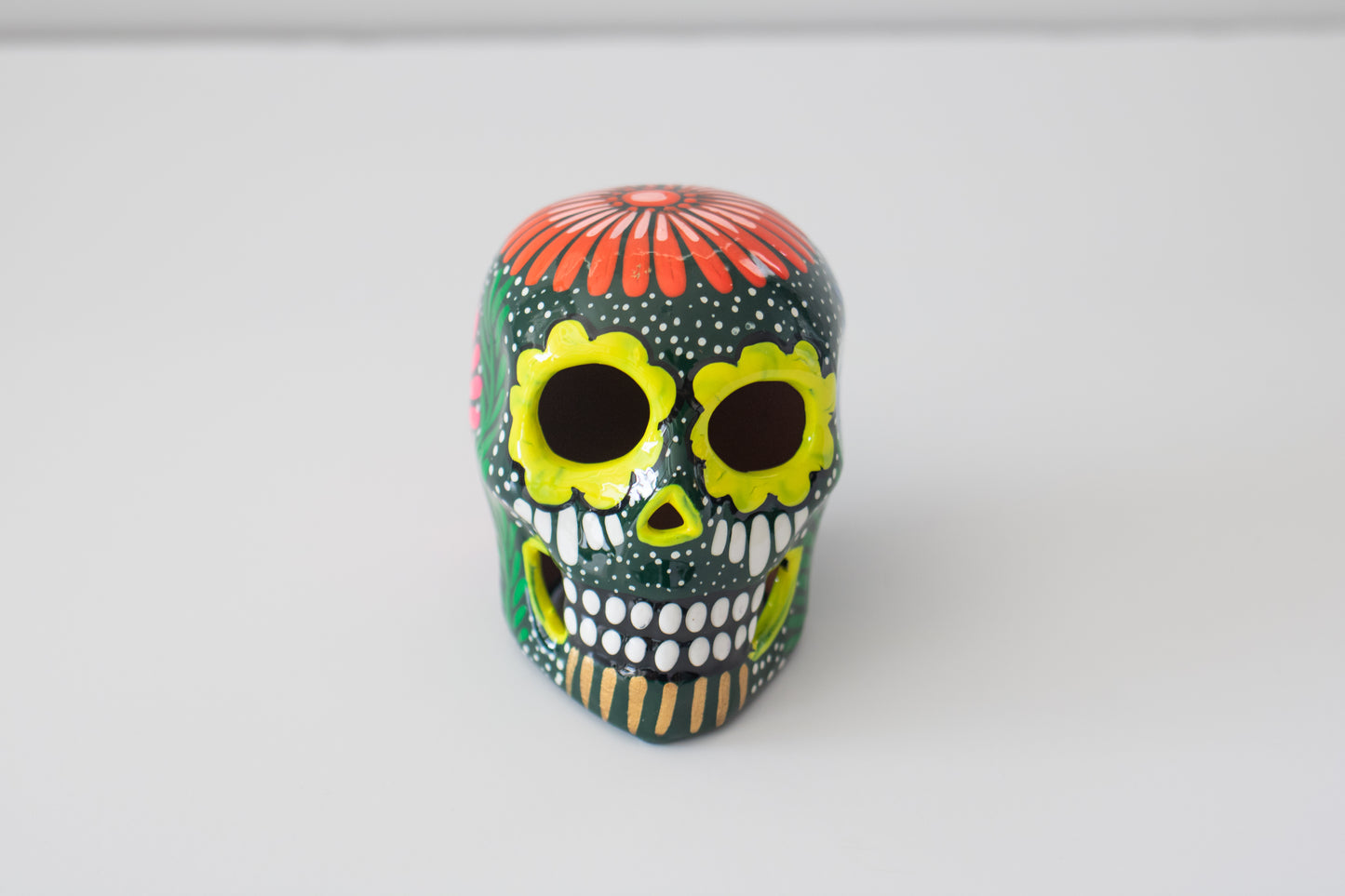 Large Calavera - Olive