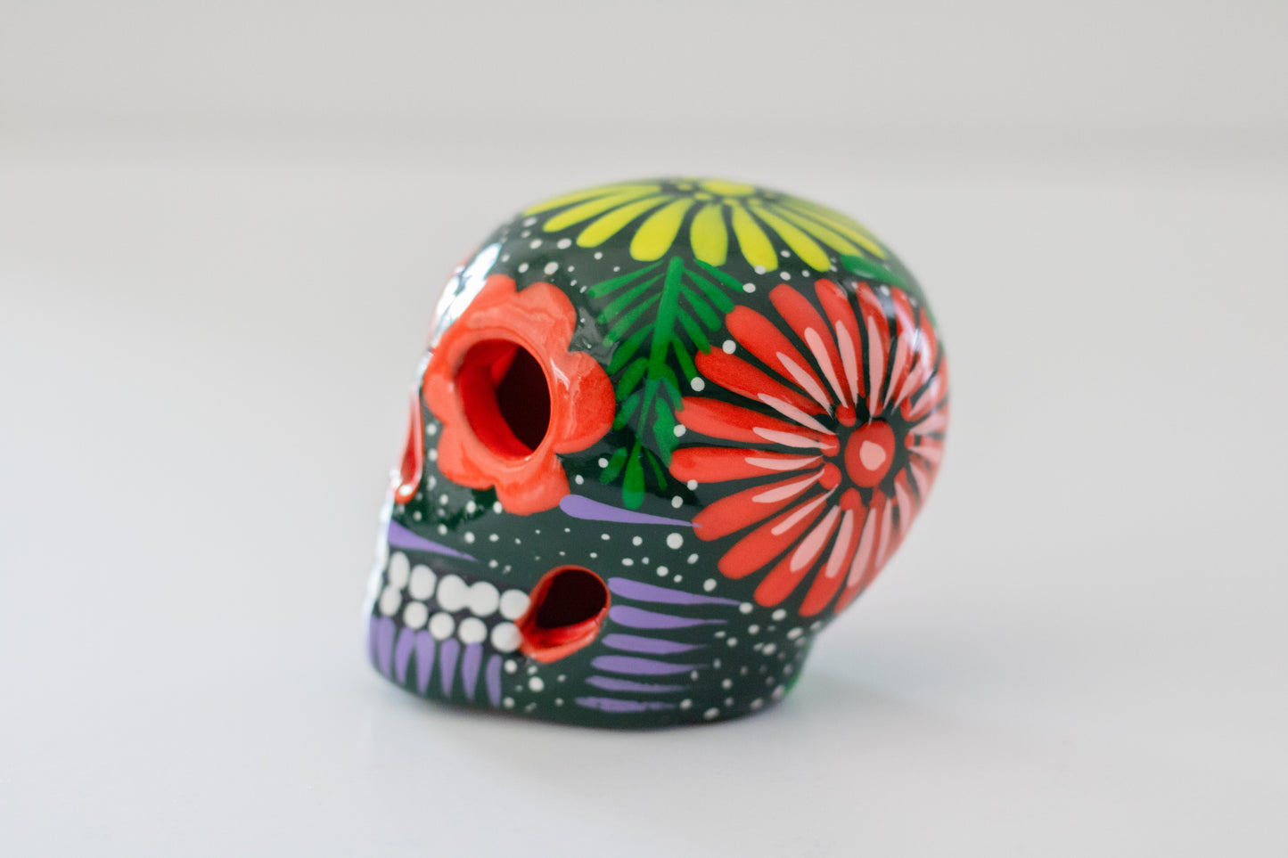 Small Calavera - Olive