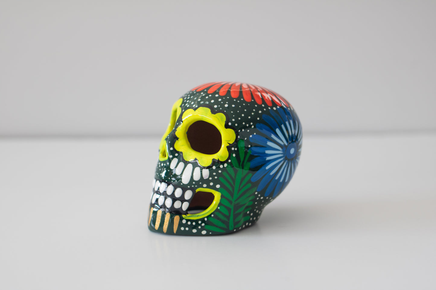 Large Calavera - Olive