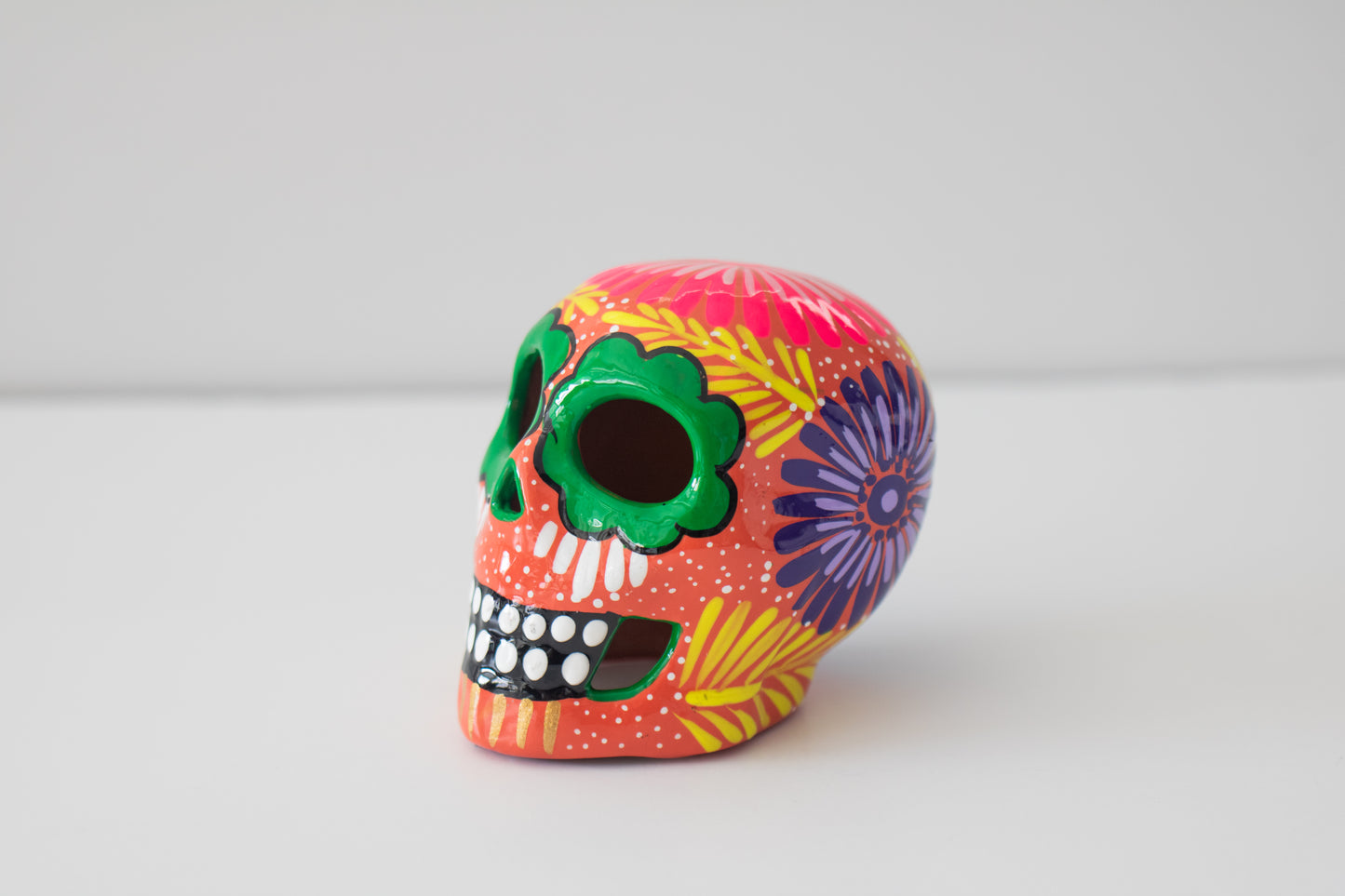 Large Calavera - Orange