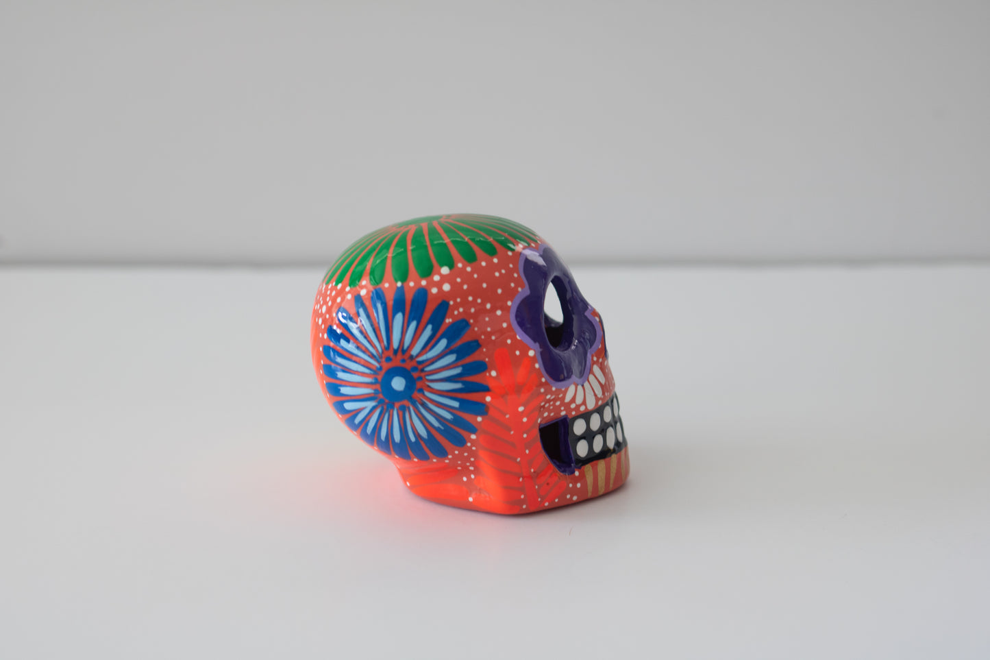 Large Calavera - Orange