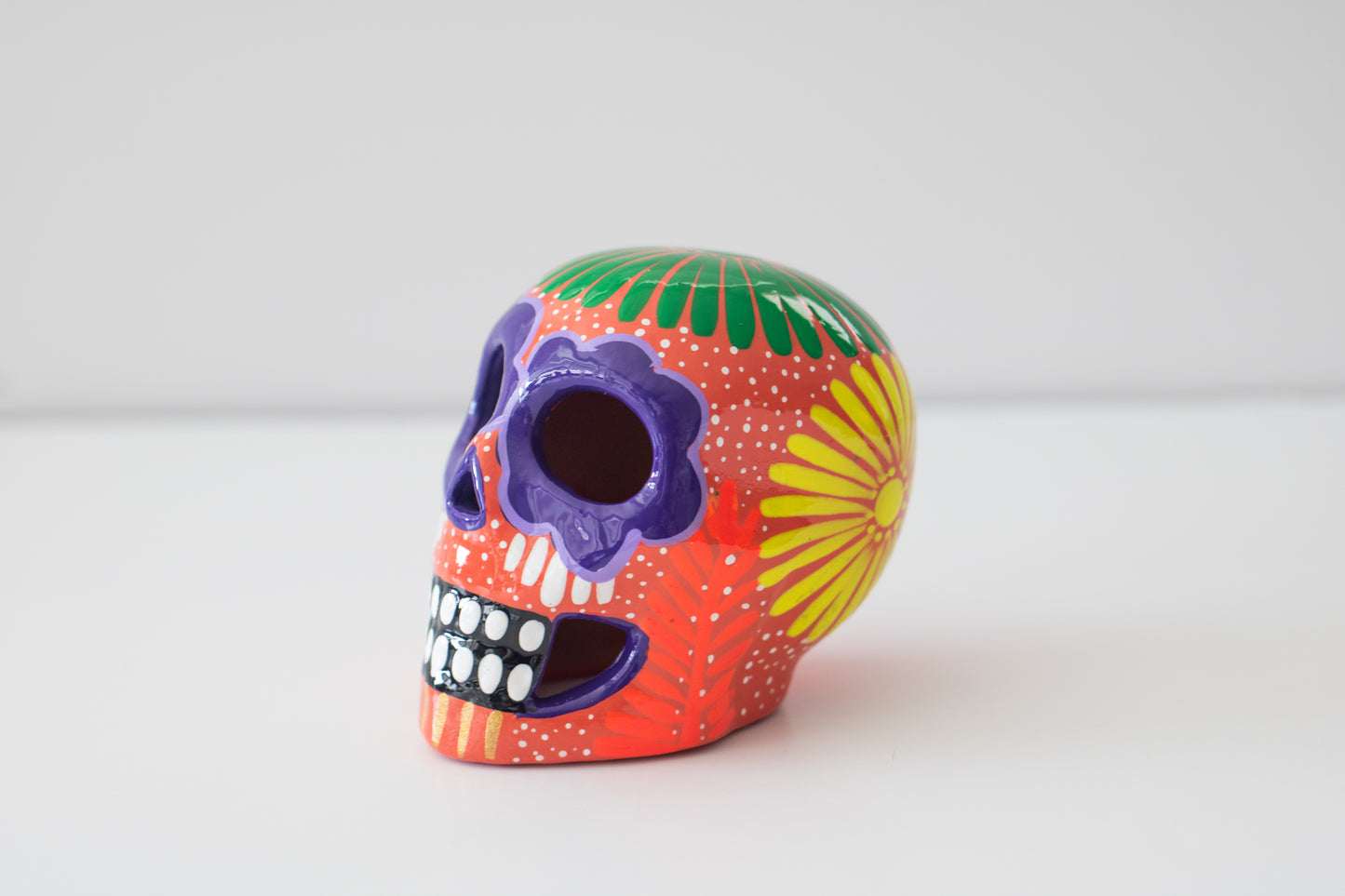 Large Calavera - Orange