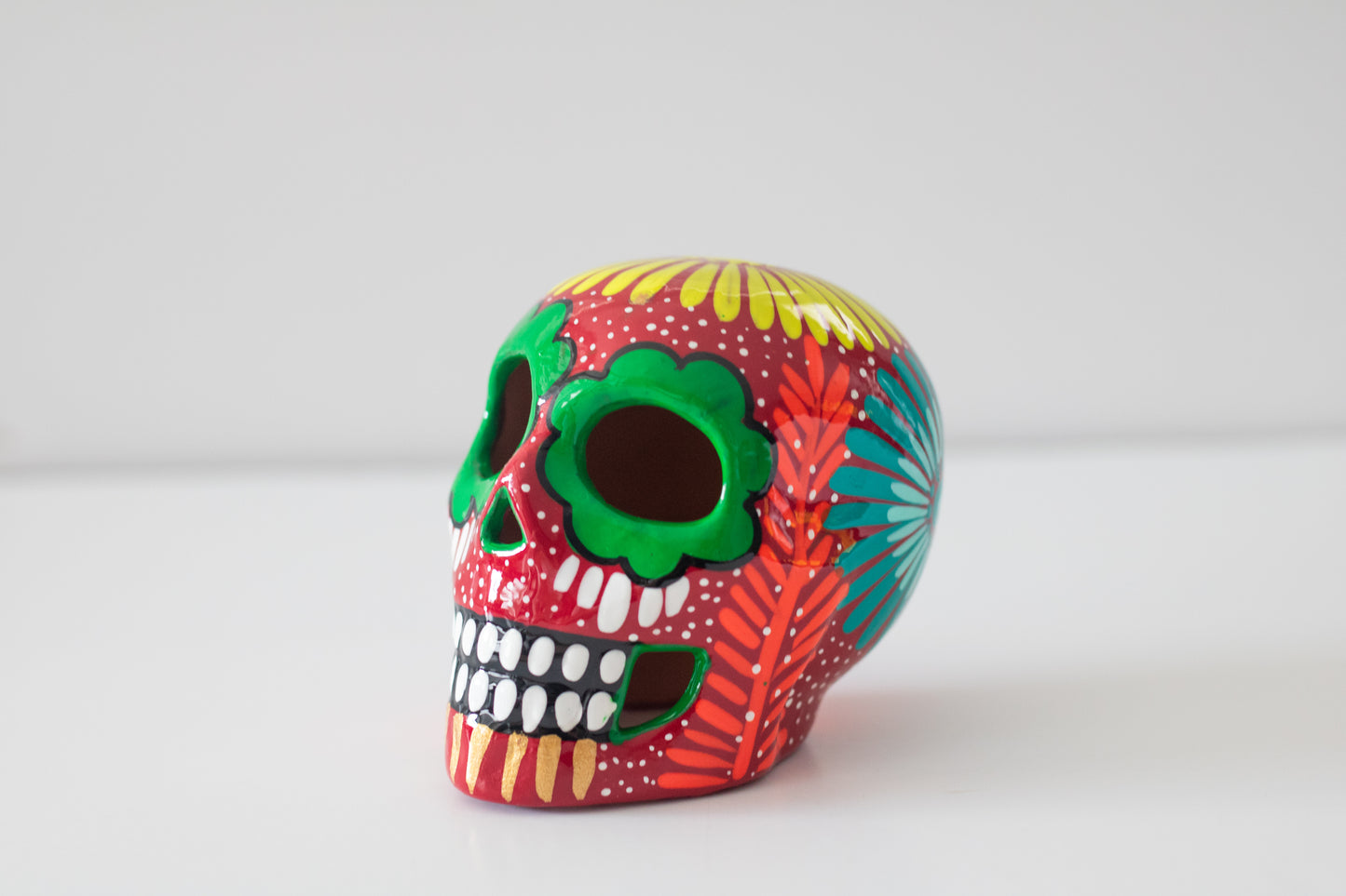Large Calavera - Red