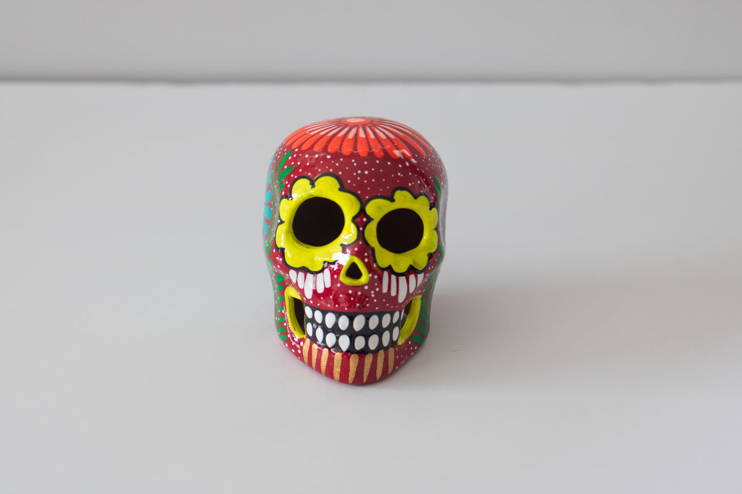 Large Calavera - Red