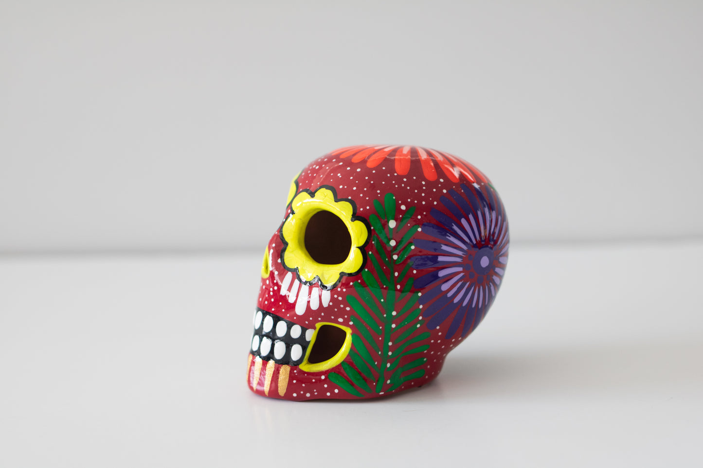 Large Calavera - Red