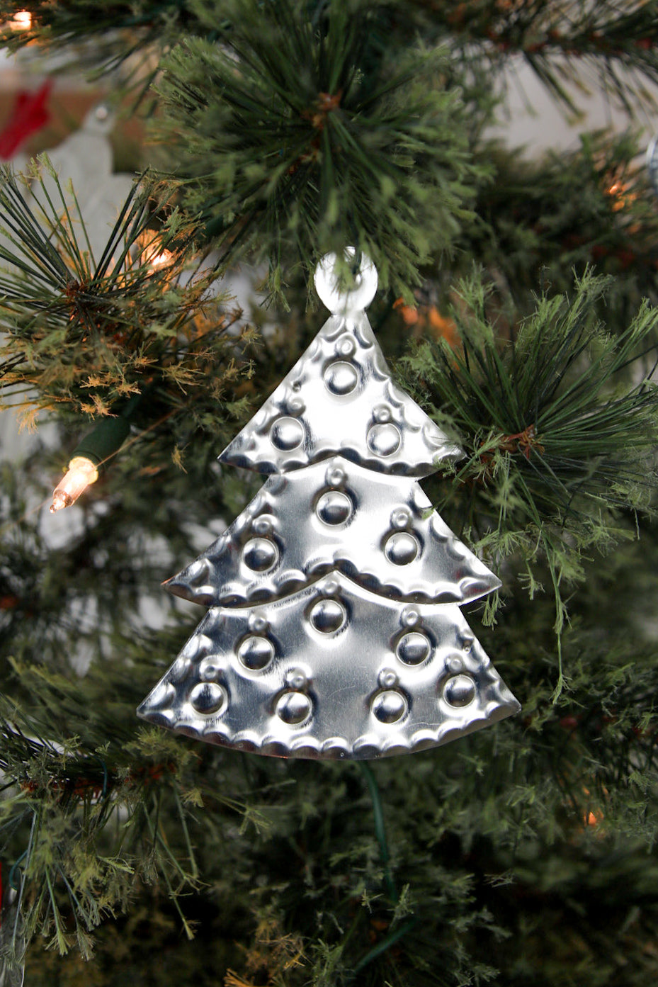 Tin Ornament - Christmas Tree