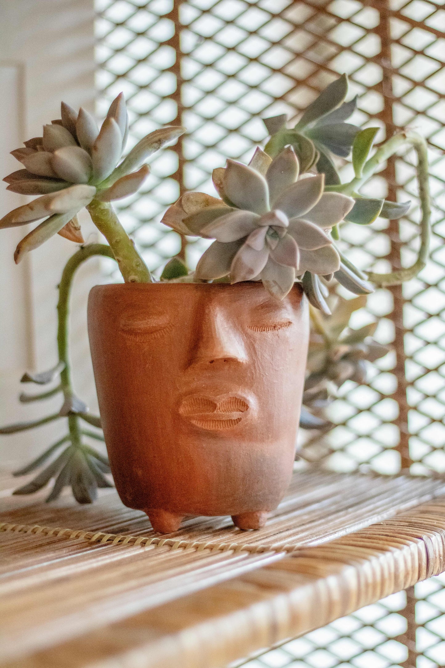 Clay Face Planter