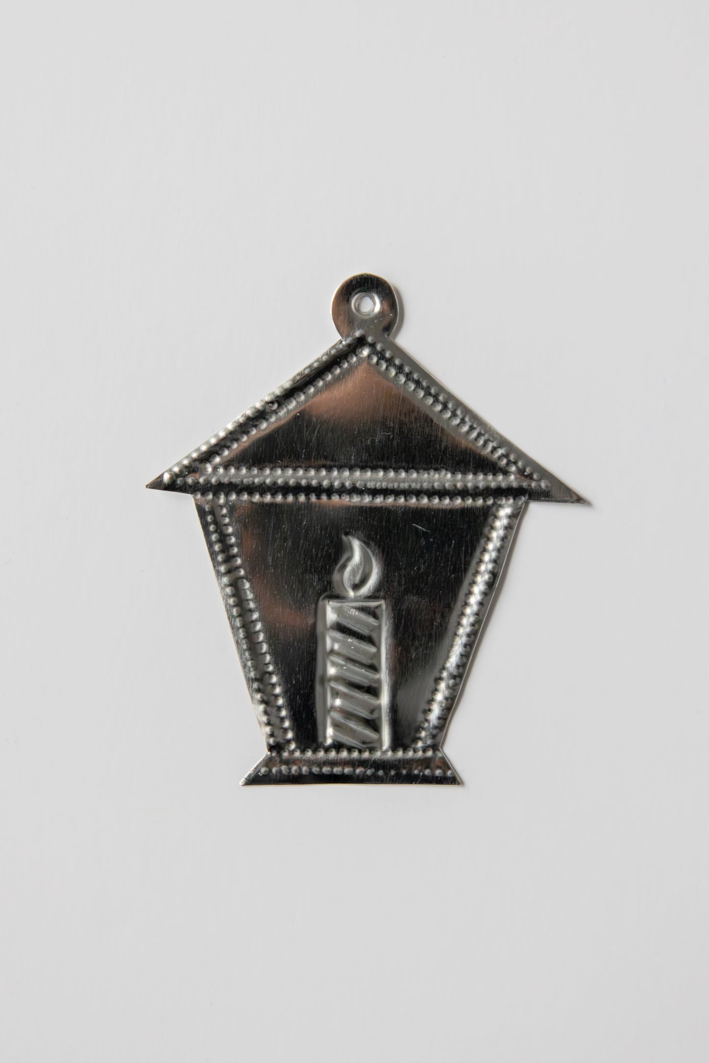 Tin Ornament - Candle Lantern