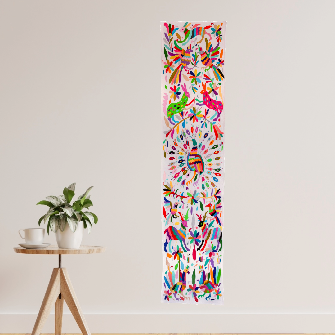 Tenango Tapestry - Peacock