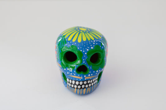 Small Calavera - Blue