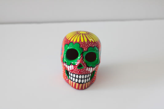 Large Calavera - Red