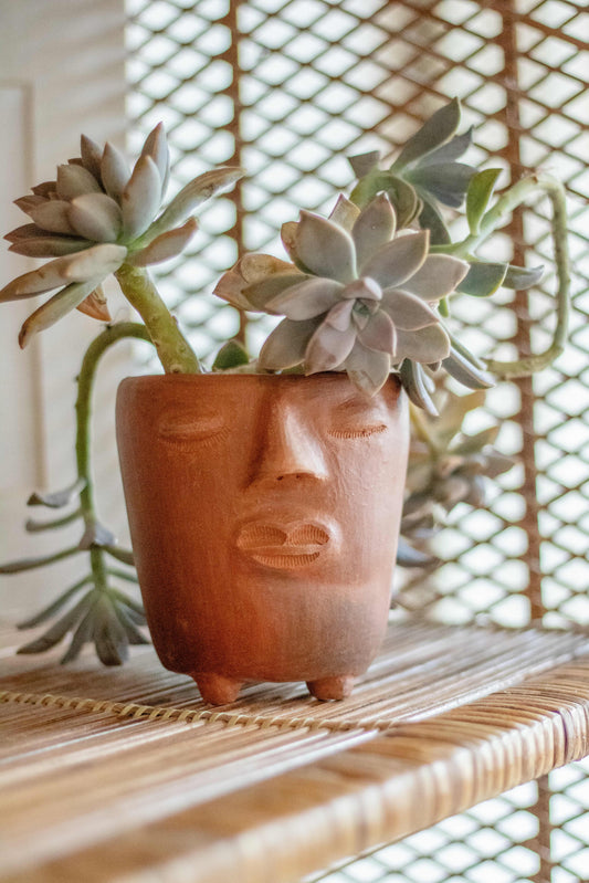 Clay Face Planter
