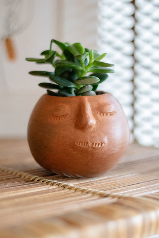 Mini Clay Face Planter